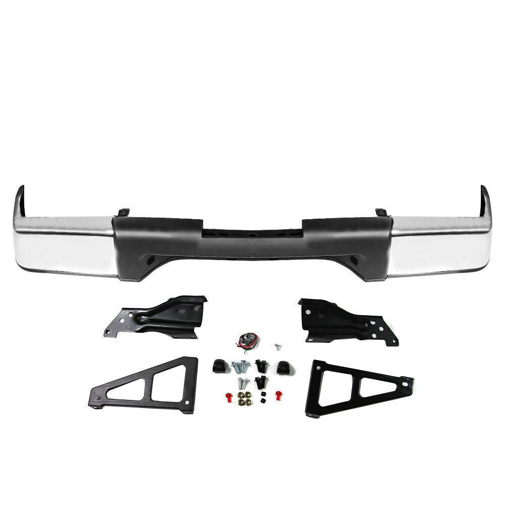Complete Rear Bumper For 2007-2013 Chevy Silverado GMC Sierra 1500 Truck