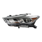 Left Headlight For 2016-2018 Nissan Maxima S SL SV Halogen w/ LED DRL