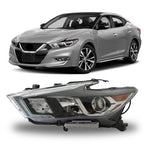 Left Headlight For 2016-2018 Nissan Maxima S SL SV Halogen w/ LED DRL
