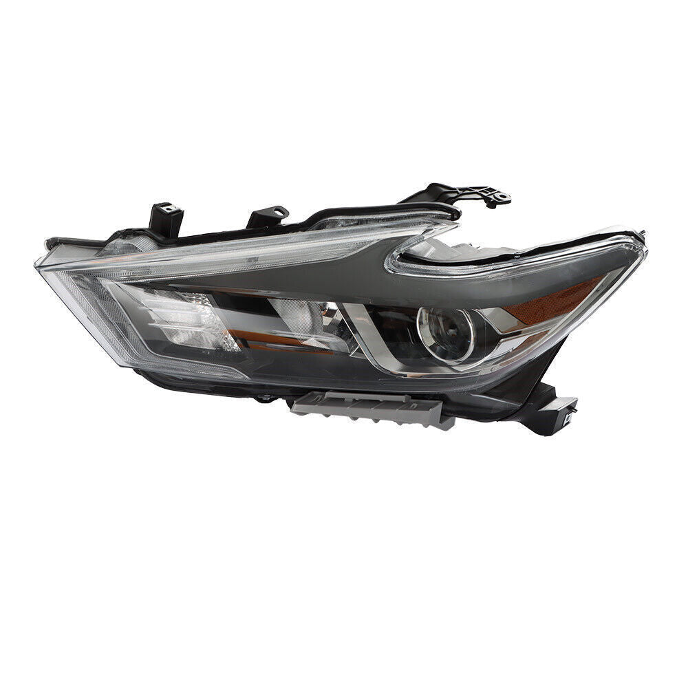 Left Headlight For 2016-2018 Nissan Maxima S SL SV Halogen w/ LED DRL