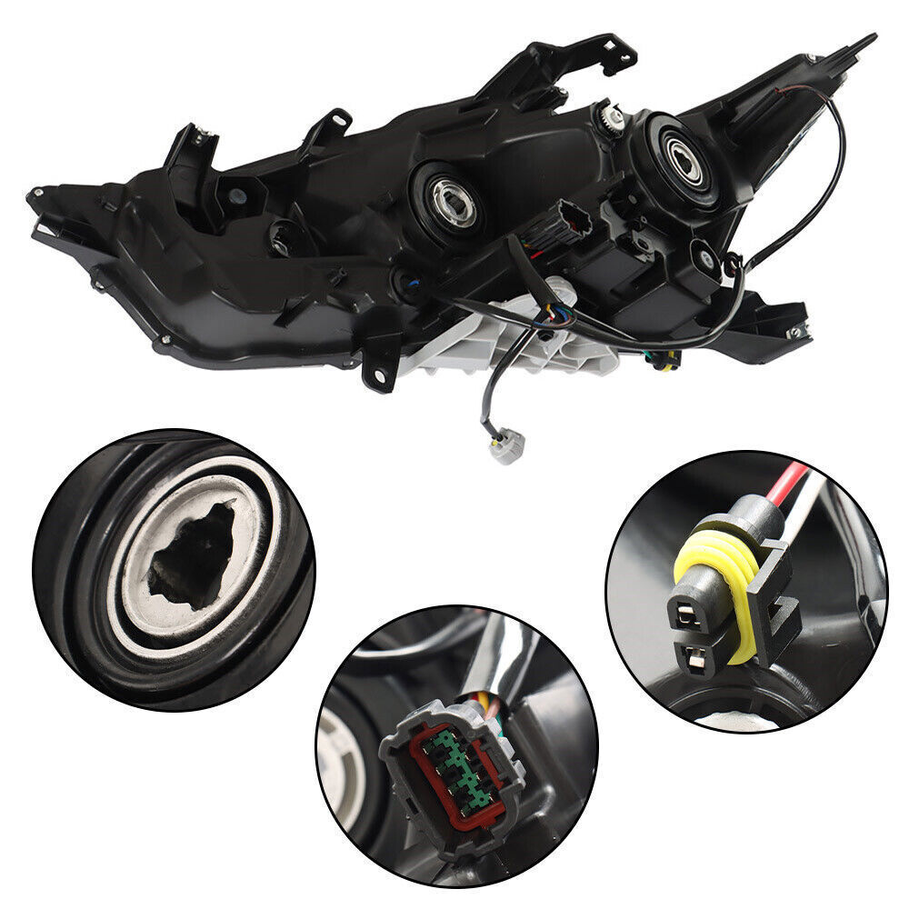Left Headlight For 2016-2018 Nissan Maxima S SL SV Halogen w/ LED DRL