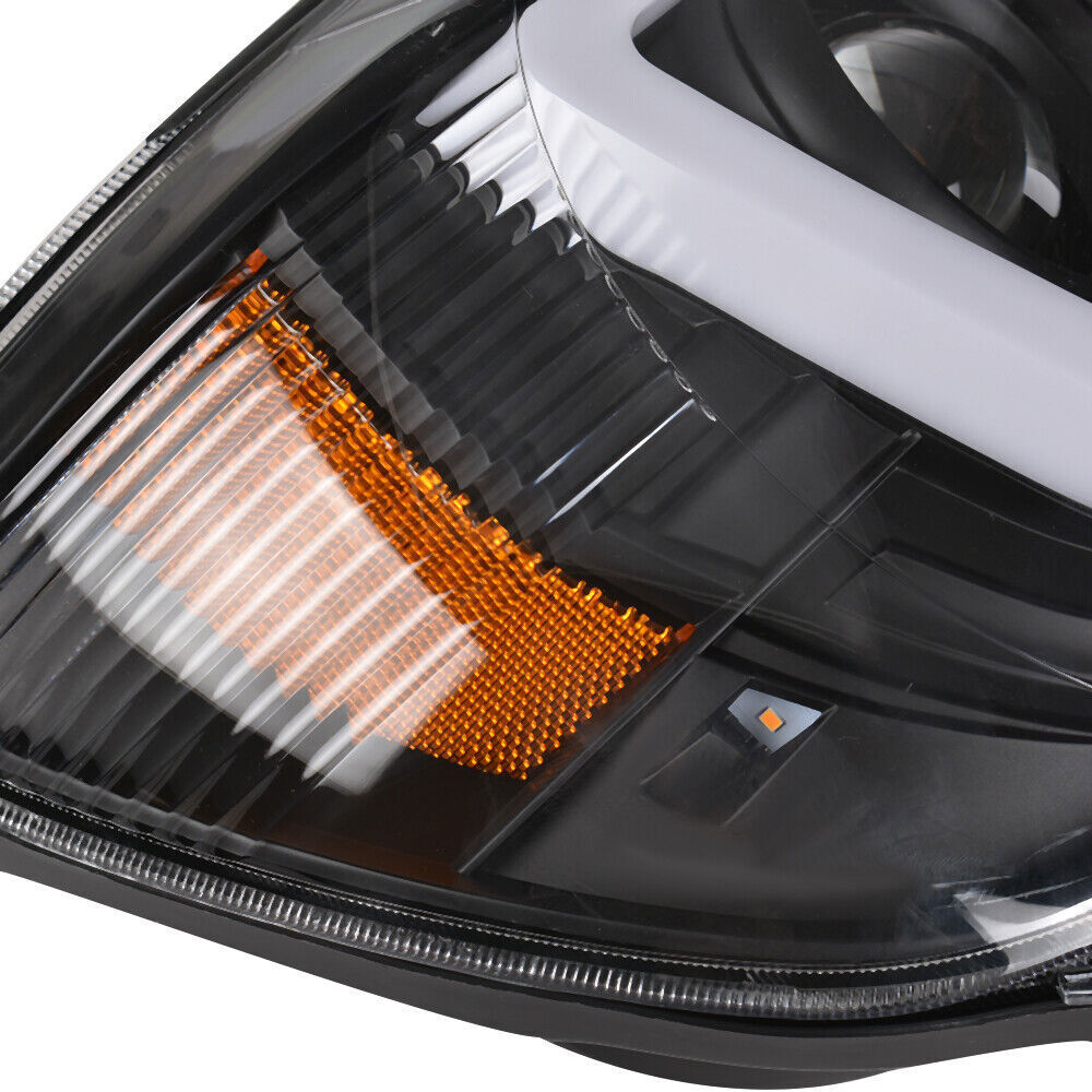 Right+Left Headlights For Toyota Tacoma 2005-2011 LED Projector Black