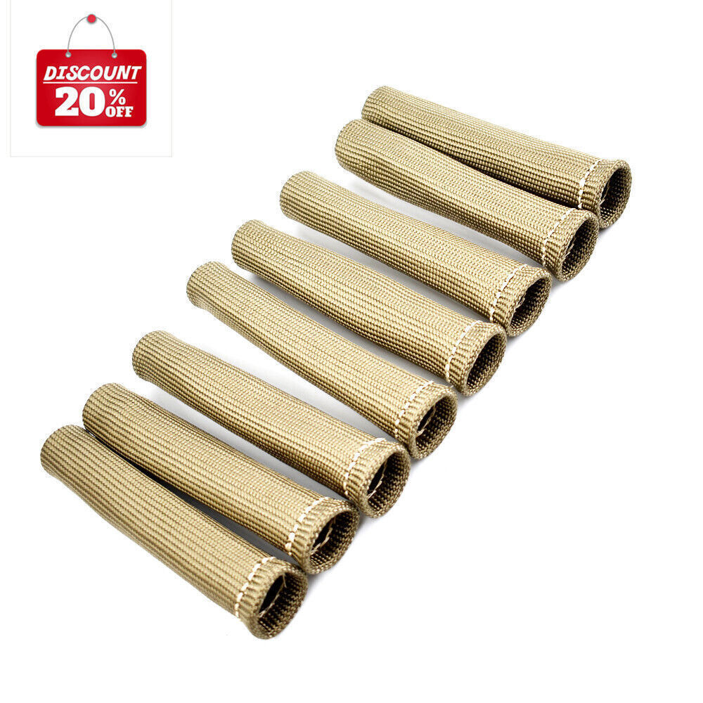 Spark Plug Wire Boots Heat Shield Protector Sleeve SBC BBC 1800°