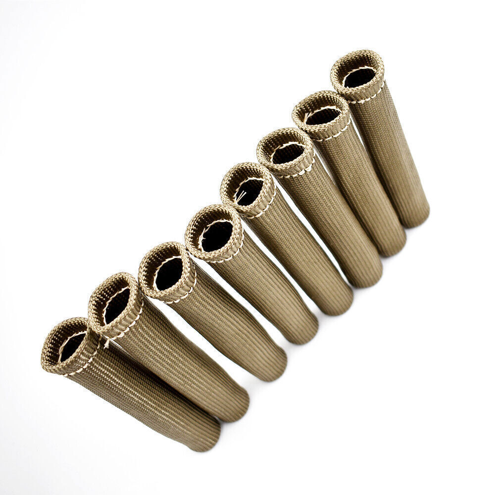 Spark Plug Wire Boots Heat Shield Protector Sleeve SBC BBC 1800°