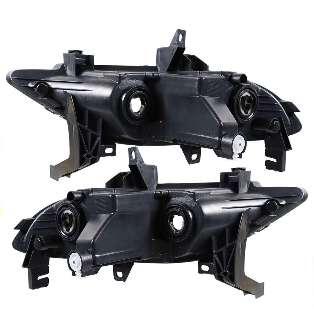 Left+Right Fog Lamps Assembly For 2016-2019 Nissan Maxima Black Housing