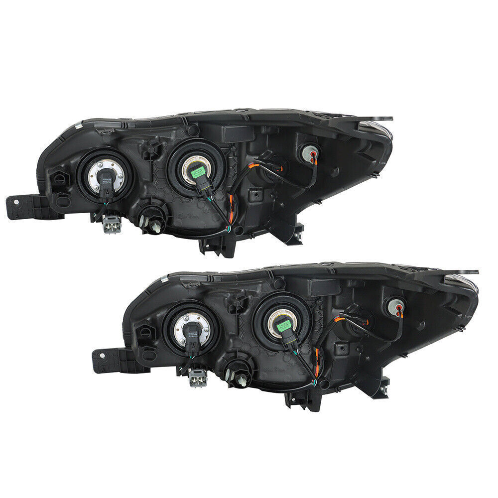 Left+Right Headlight For 2017-18 Subaru Impreza/Crosstrek Halogen Chrome