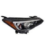 Left+Right Headlight For 2017-18 Subaru Impreza/Crosstrek Halogen Chrome