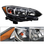 Left+Right Headlight For 2017-18 Subaru Impreza/Crosstrek Halogen Chrome