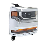 Right Headlight For 2016-2018 Chevy Silverado 1500 Chrome Assembly HID