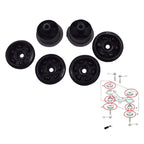 6x For Honda/CR-V Rear Differential Arm Mounting Bushing + Support Rubber