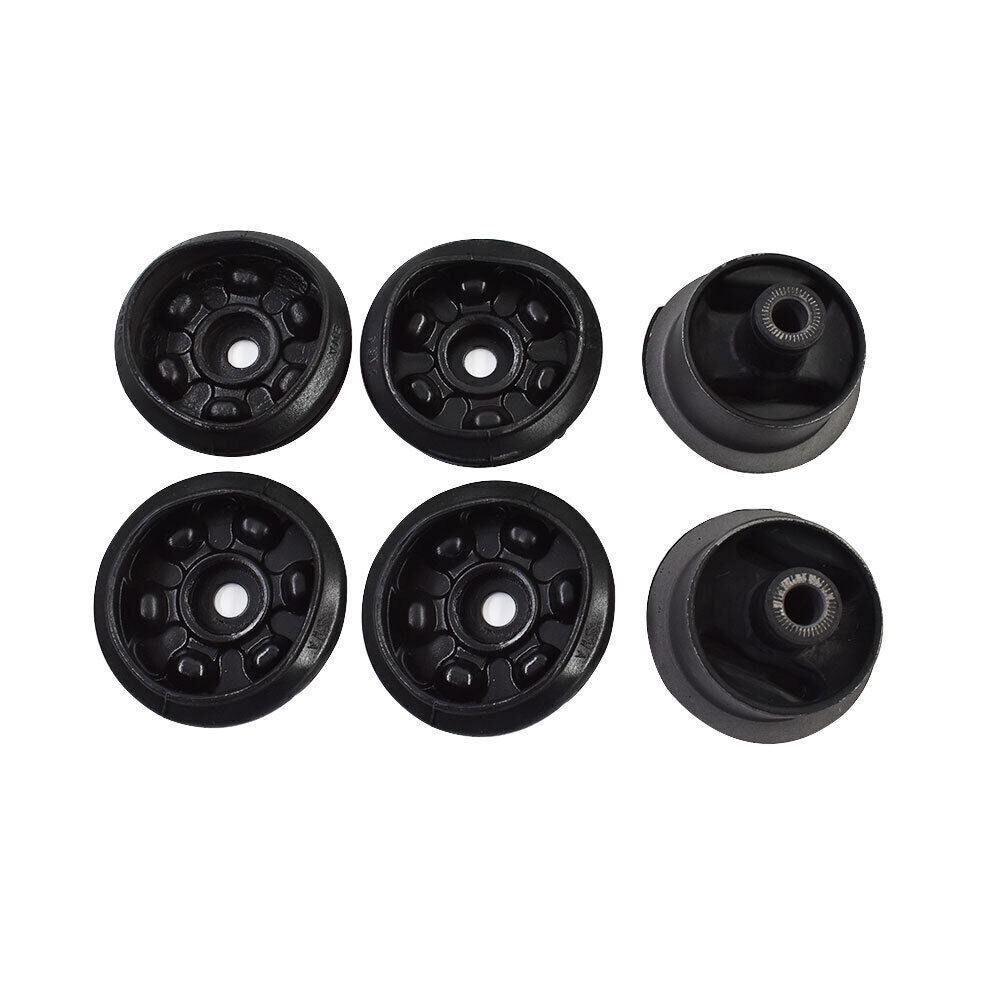 6x For Honda/CR-V Rear Differential Arm Mounting Bushing + Support Rubber