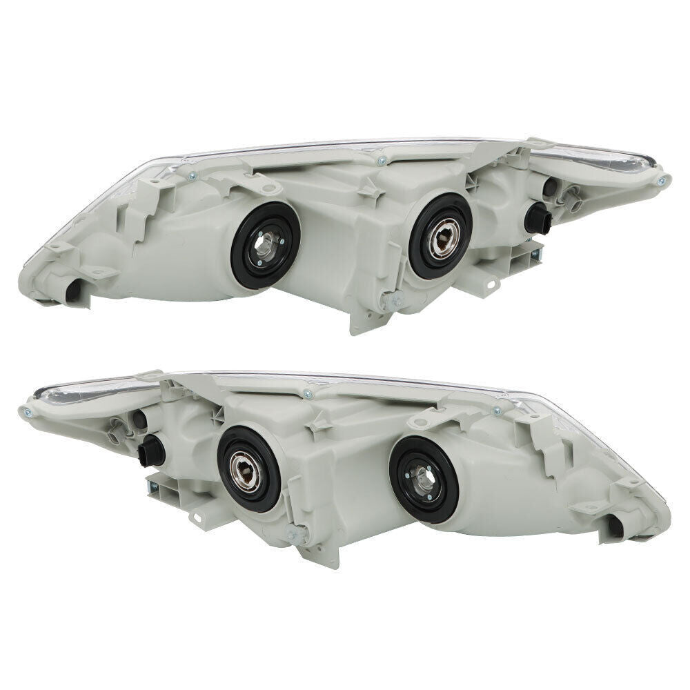 Left+Right Headlights For 2012-2014 Toyota Camry Halogen Projector Lamps