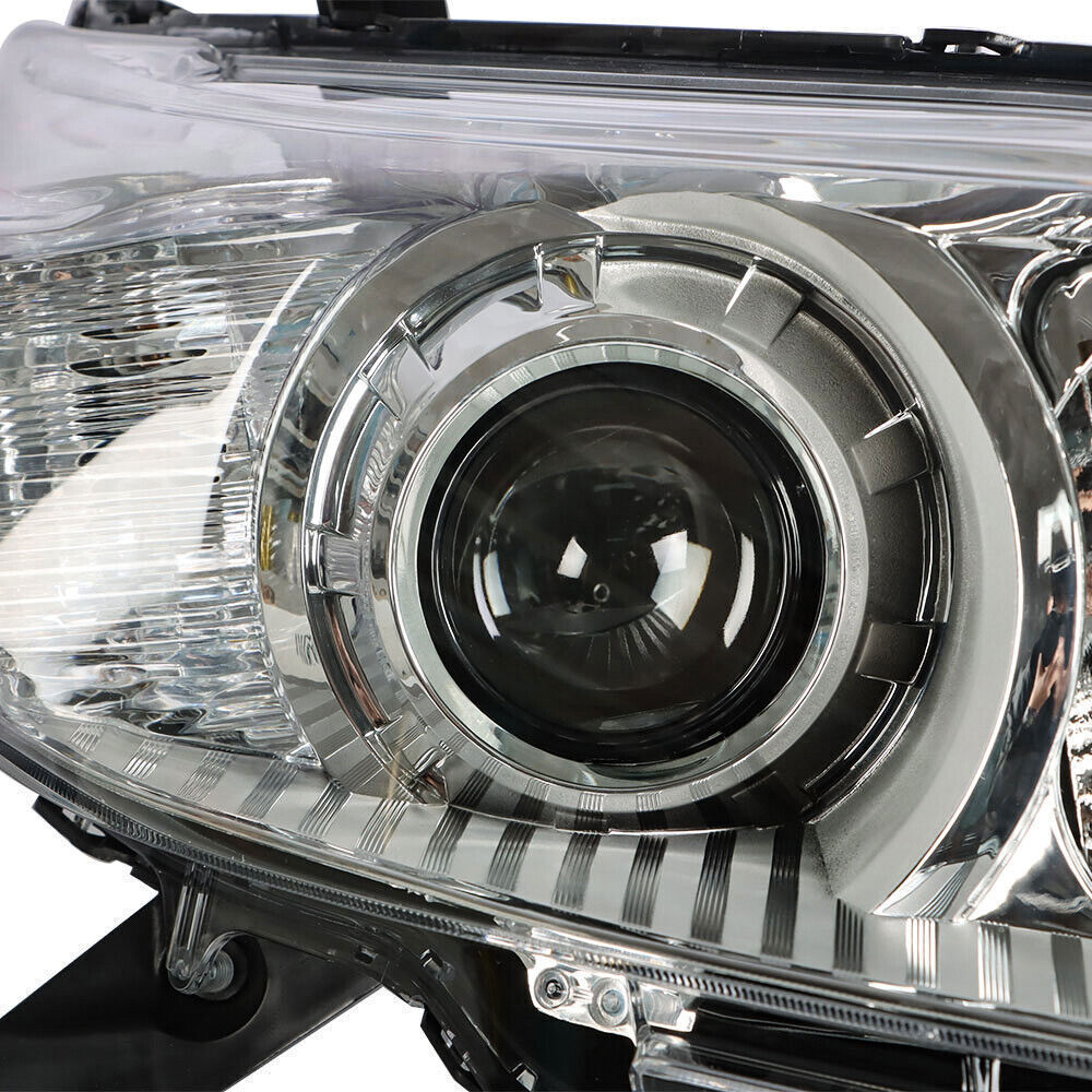 Right+Left Headlights For 2011-2020 Toyota Sienna Halogen Chrome Housing