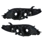 Right+Left Headlights For 2011-2020 Toyota Sienna Halogen Chrome Housing