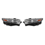 Left+Right Halogen Headlight For 2013-2014 Ford Taurus Gray Trim H1R2