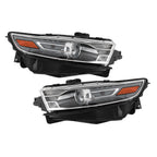Left+Right Halogen Headlight For 2013-2014 Ford Taurus Gray Trim H1R2