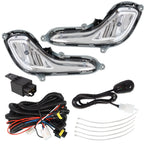 Right+Left Bumper Fog Lights For 2012-2016 Hyundai Accent Driving Lamps