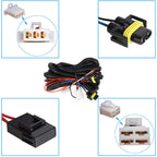 Right+Left Bumper Fog Lights For 2012-2016 Hyundai Accent Driving Lamps