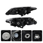 Left+Right Headlights For 2012- 2014 Toyota Camry Halogen Type Factory
