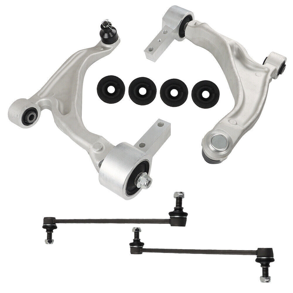 Front Lower Control Arms Sway Bar Link Kit 4PC For 2009-2015 Honda Pilot