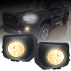Fog Lights w/Wiring Kit For 2016-2020 Toyota Tacoma SR SR5 Clear Lens