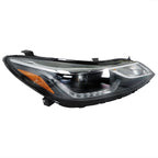 Right Headlight For 2016 2017 2018 Chevy Cruze Projector Halogen Black