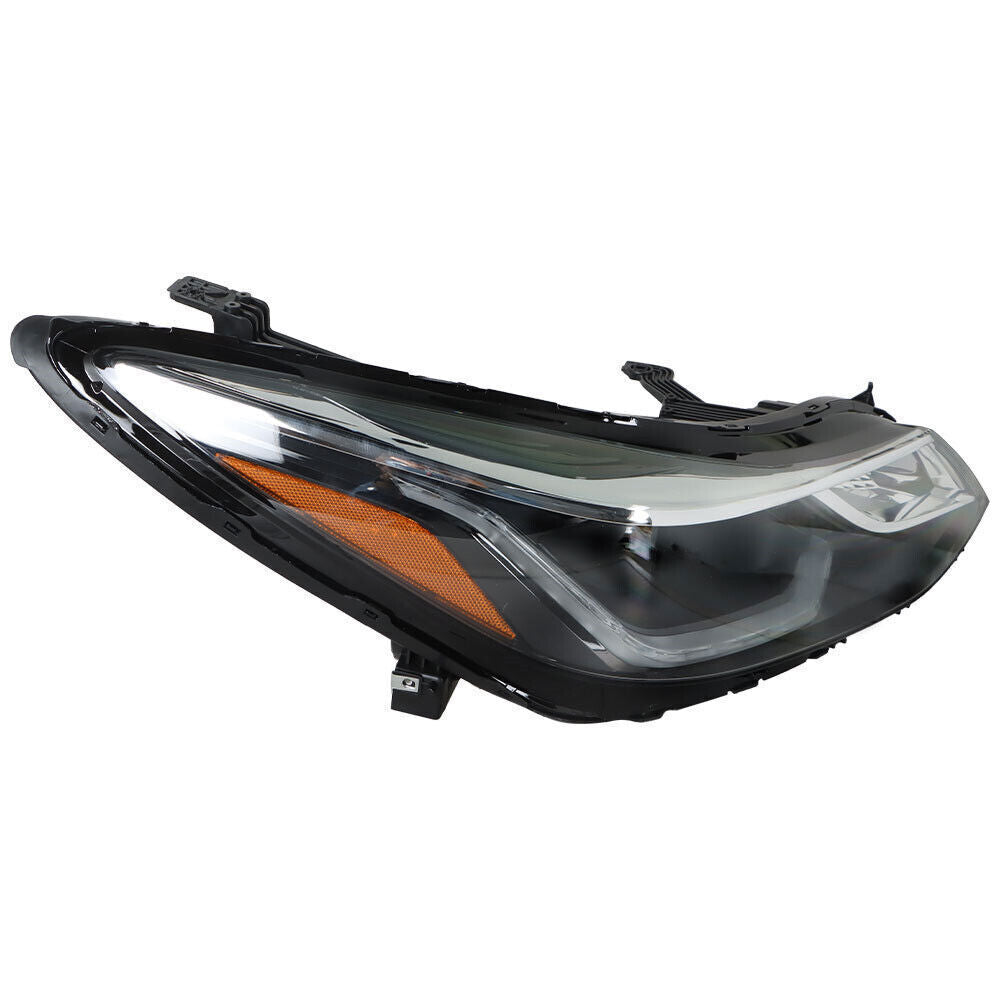 Right Headlight For 2016 2017 2018 Chevy Cruze Projector Halogen Black