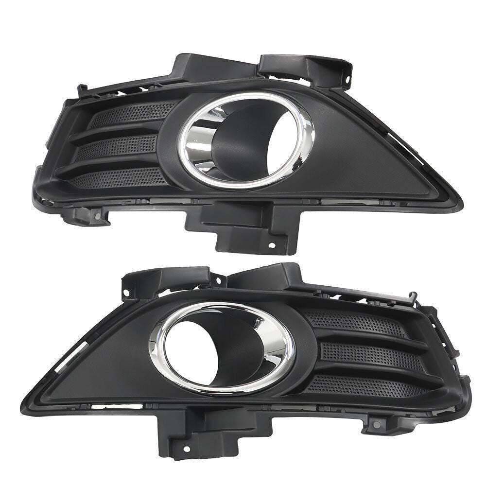 Front Bumper Grill Fit For 2013-2016 Ford Fusion w/ Fog Light Covers