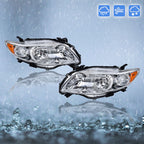 Left&Right Headlights Headlamps For 2009-2010 Toyota Corolla Halogen