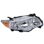Left&Right Headlights Headlamps For 2009-2010 Toyota Corolla Halogen