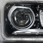 Right+Left Headlights Halogen W/LED For 2013-2016 GMC Acadia Headlamps