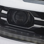 Right+Left Headlights For 2016-18 Silverado 1500 LED Chrome Housing Lens