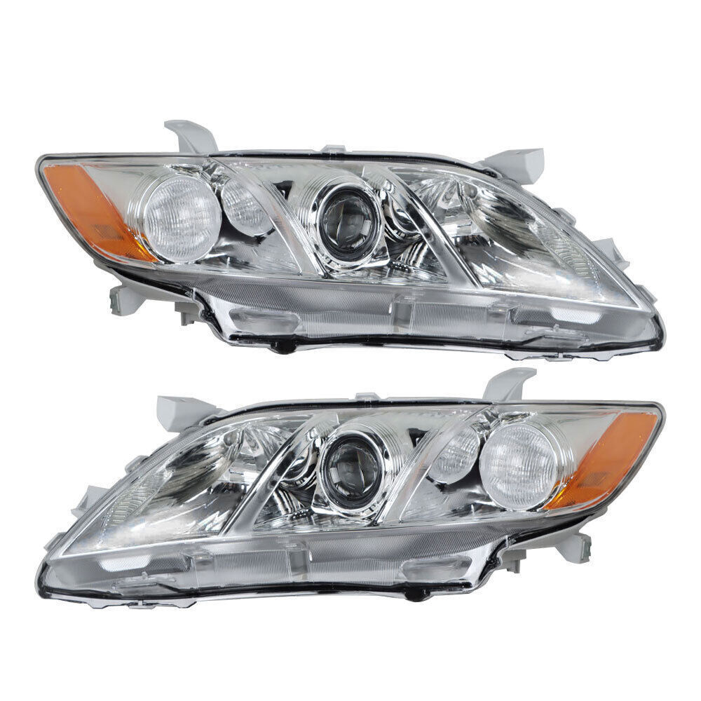 Labwok Right+Left Headlights For 2007 2008 2009 Toyota Camry Projector Headlamps