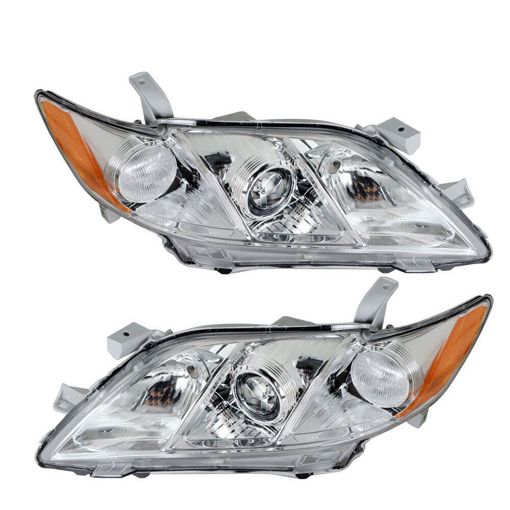 Labwok Right+Left Headlights For 2007 2008 2009 Toyota Camry Projector Headlamps