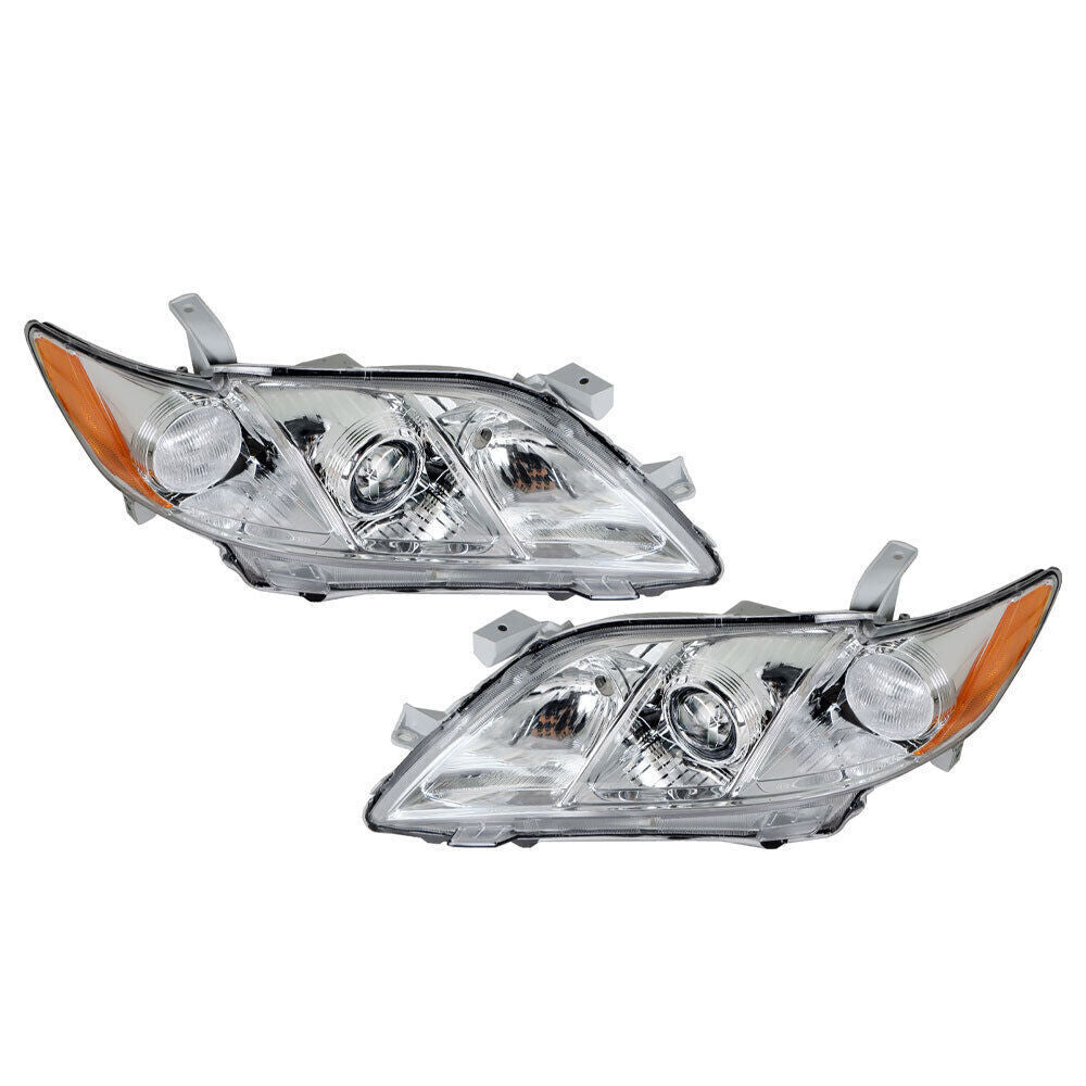 Labwok Right+Left Headlights For 2007 2008 2009 Toyota Camry Projector Headlamps