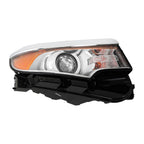 Right Side Headlight For 2011 2013 2014 Ford Edge Halogen Chrome W/o DRL