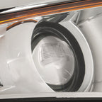 Right Side Headlight For 2011 2013 2014 Ford Edge Halogen Chrome W/o DRL