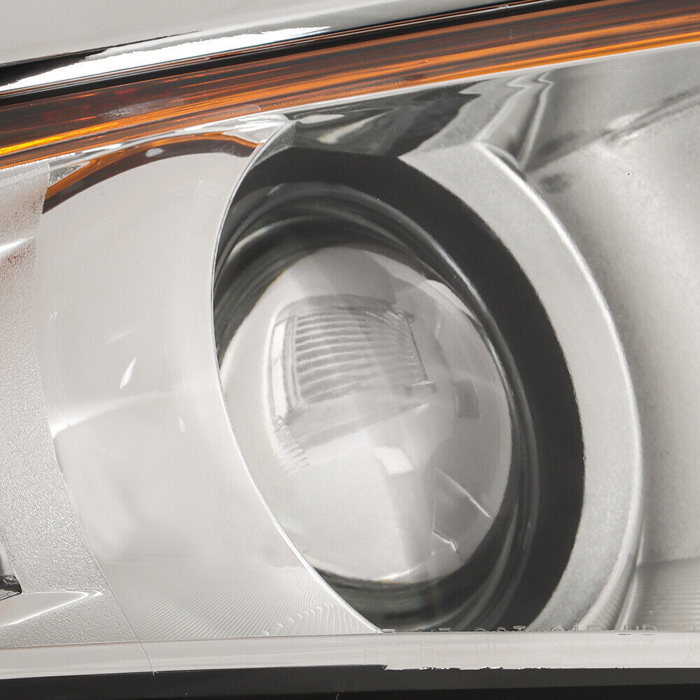 Right Side Headlight For 2011 2013 2014 Ford Edge Halogen Chrome W/o DRL