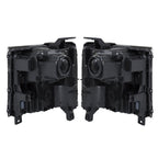 Left+Right Headlights For 2016-18 Chevy Silverado 1500 HID w/ DRL Chrome