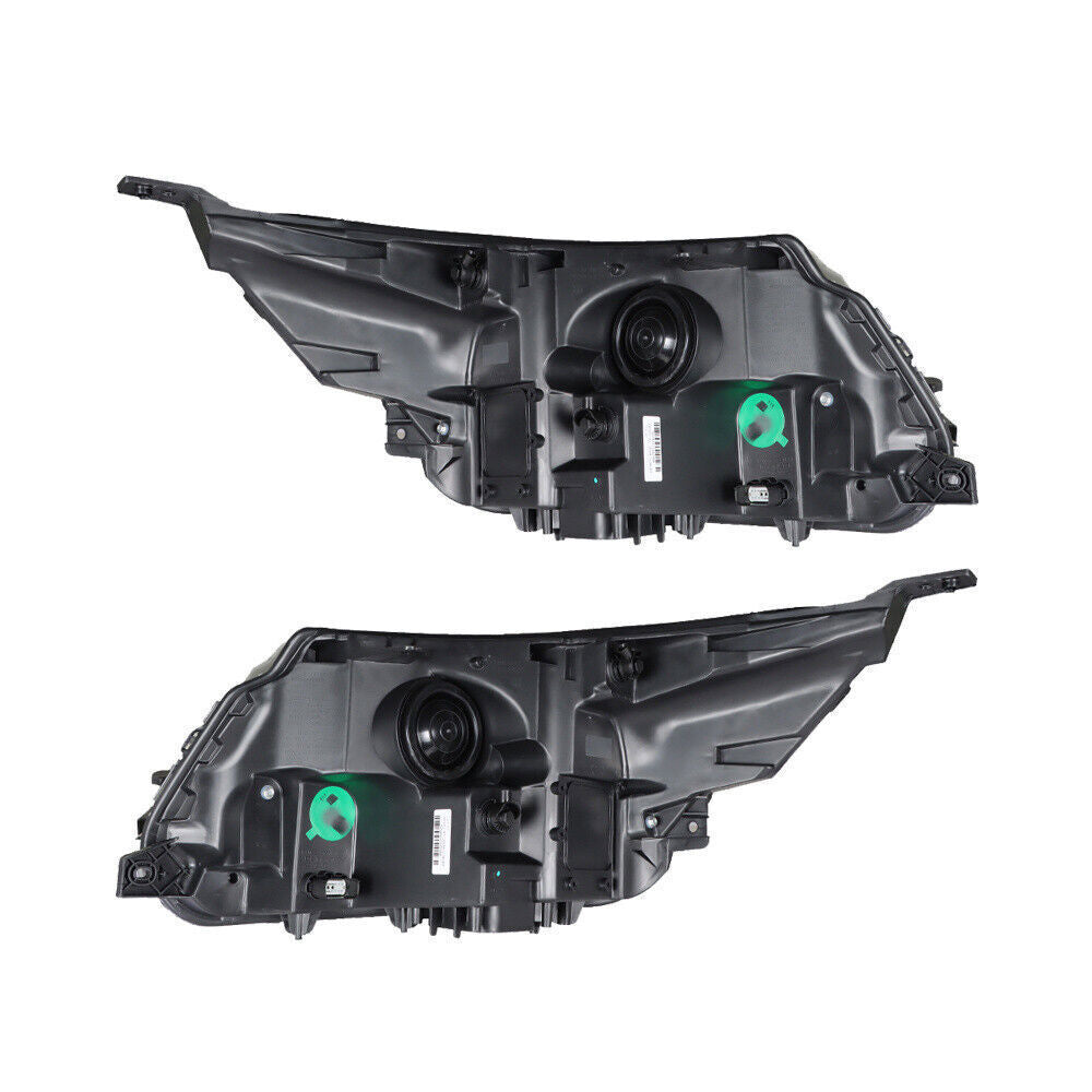 RH&LH Headlight Halogen W/LED DRL For 2016-18 Ford Explorer Sport Black
