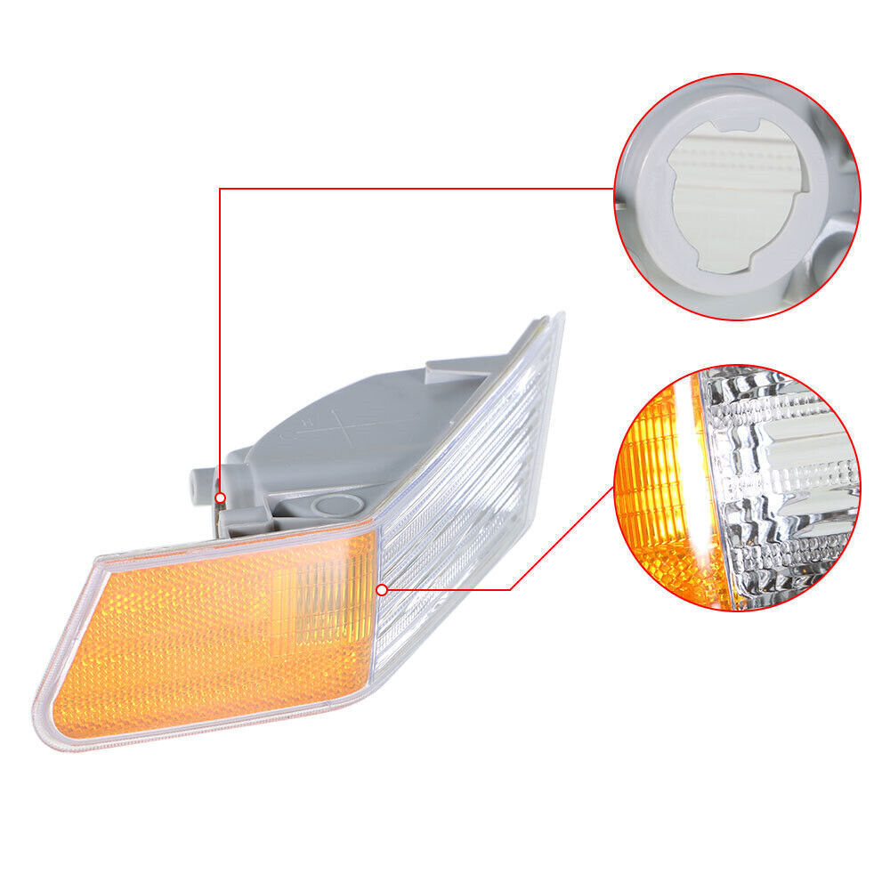 Left+Right Turn Signal Lights Corner Lamp Fit For 2007-2014 Jeep Patriot
