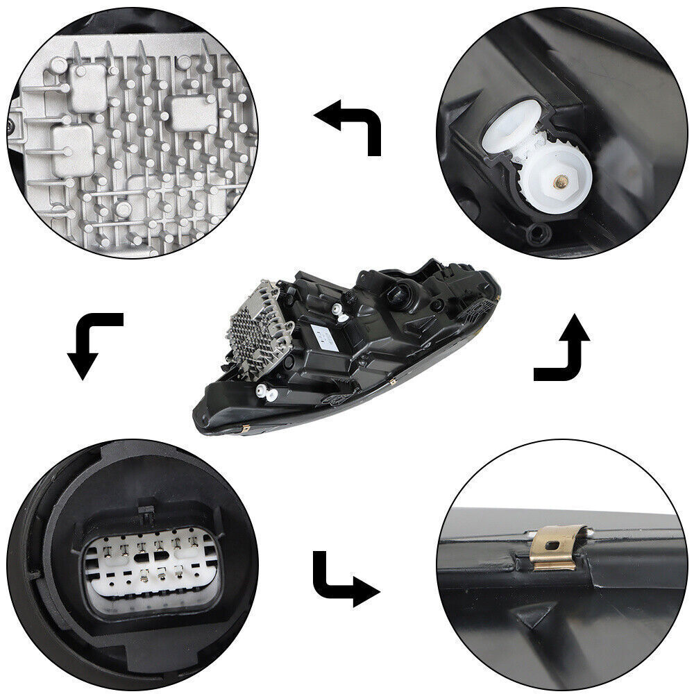 Right Headlight For 2019-2022 Jeep Cherokee LED Passenger Side Headlamp