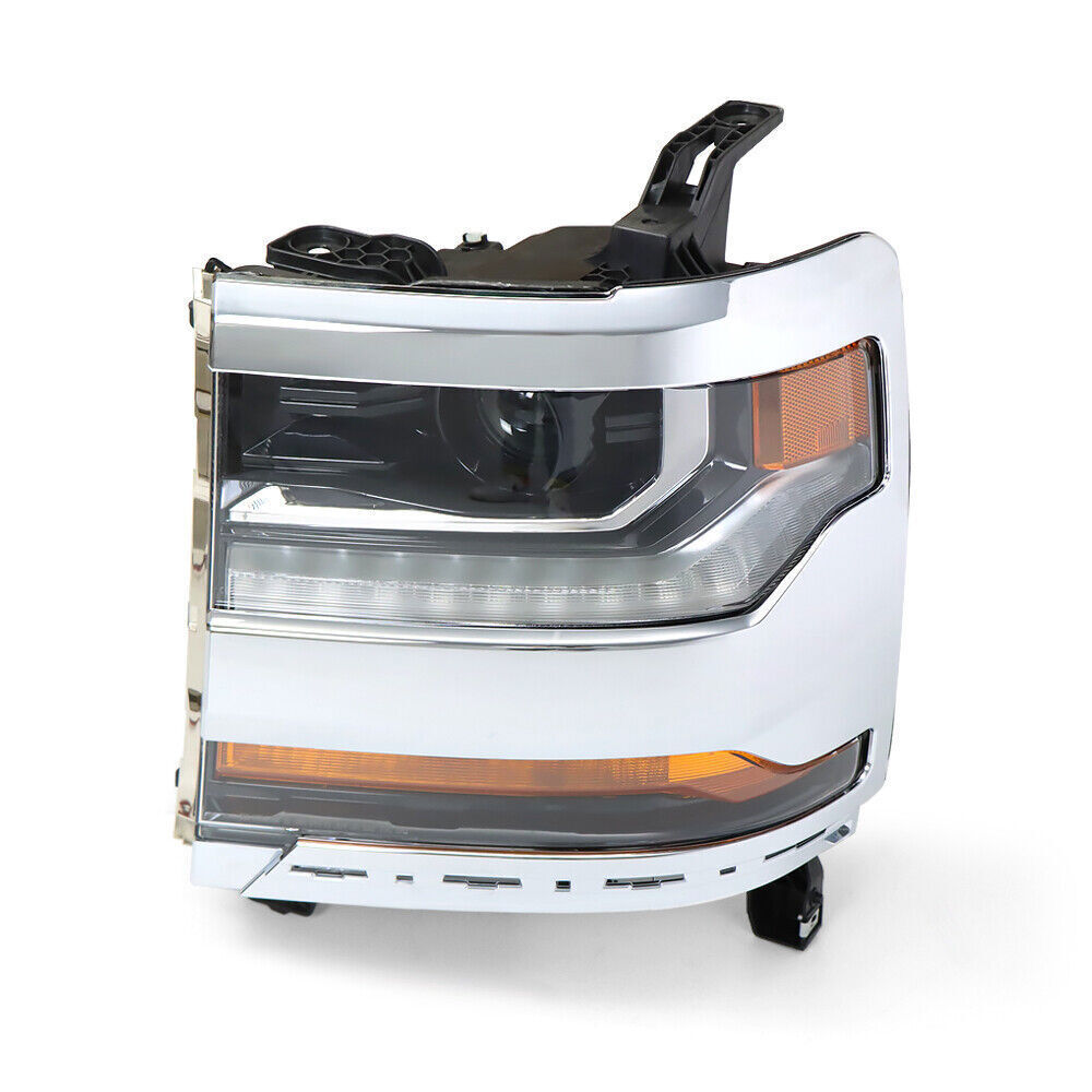 Left Headlight For 2016-2018 Chevy Silverado 1500 HID/Xenon w/ LED DRL