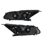 Left+Right Headlights For 2016 2017 Honda Accord Sedan 4Dr W/DRL Halogen