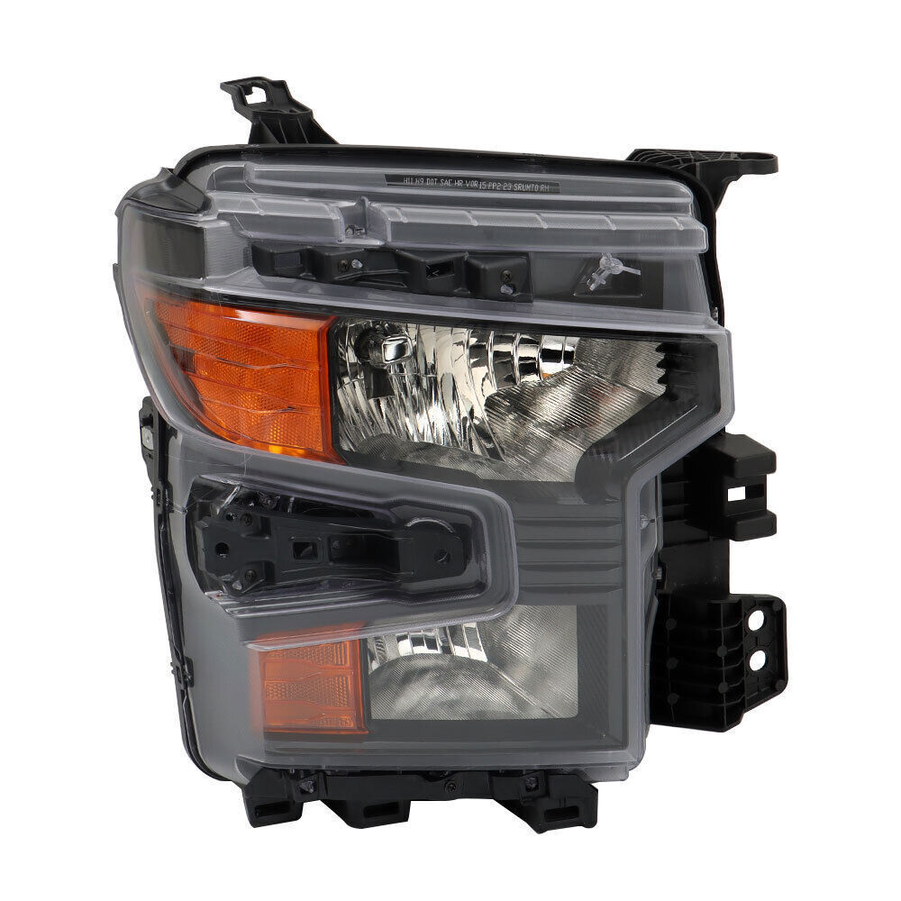 Right Headlight For 2022-2024 Chevrolet Silverado 1500 W/Halogen Clear