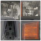Right Headlight For 2022-2024 Chevrolet Silverado 1500 W/Halogen Clear
