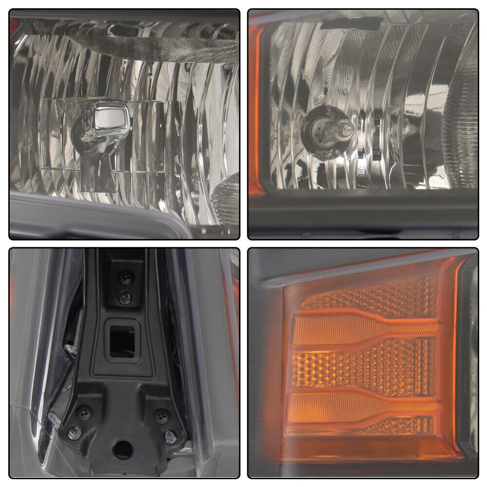 Right Headlight For 2022-2024 Chevrolet Silverado 1500 W/Halogen Clear