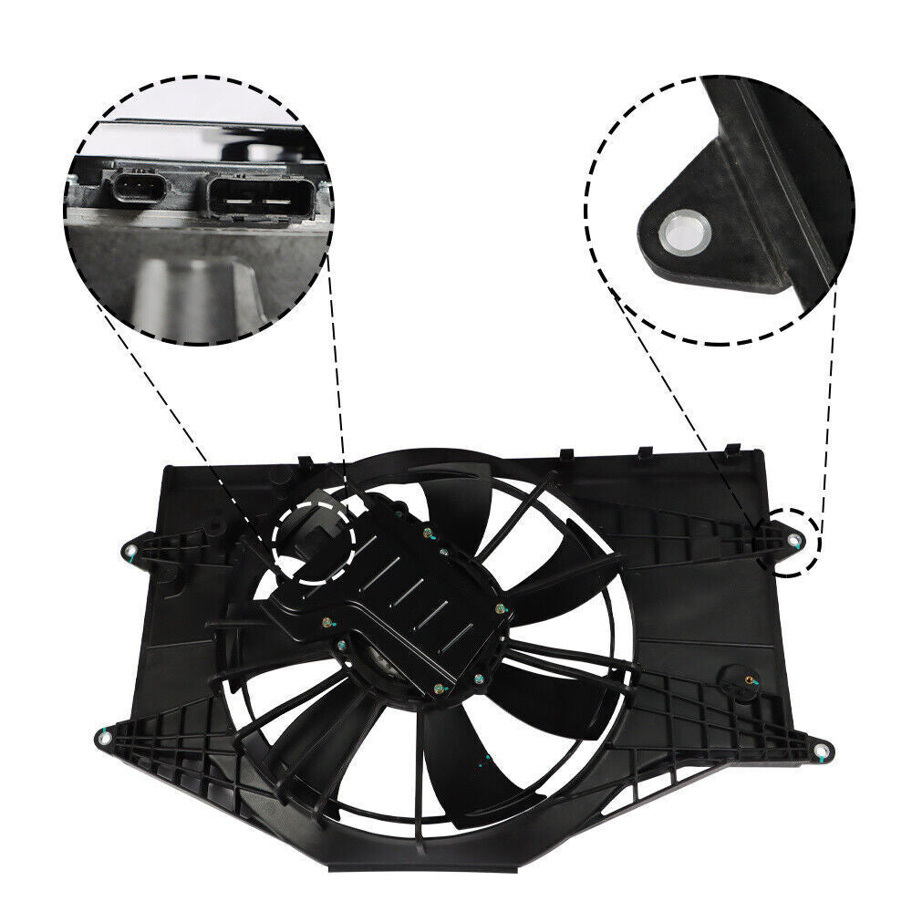 Radiator Cooling Fan Assembly For 2016-2020 Honda Civic l4 1.5L 624610