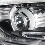 RH+LH Headlight For 2017-2022 Honda CR-V Halogen W/LED DRL Black Housing
