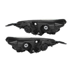 RH+LH Headlight For 2017-2022 Honda CR-V Halogen W/LED DRL Black Housing